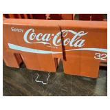 Lot of 2 Plastic Coca-Cola Soda Crates