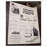 1968 Trollhaugen, WI Country Western Music Fest Poster - Slim Whitman and More