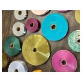 Lot of Various Colors of Ribbon for Crafts and Designs