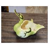 Vintage Hulls USA Pottery Duck Planter