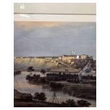 Fort Snelling Watercolor Print by John Casper Wild 1844