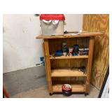 Wood Cabinet on Wheels