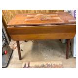 Drop Leaf Wood Table