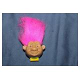 Vintage Trollkins Watch with Pink Hair