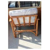 Rattan Accent Chair with Cushion