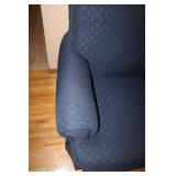 Blue Upholstered Armchair