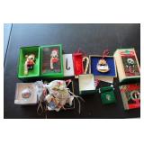 Lot of Assorted Christmas Ornaments and Decorations