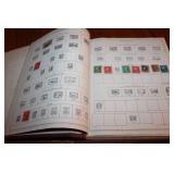 The New World Wide Postage Stamp Album with Assorted Stamps