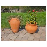 Handsome Terracotta Handled Planters