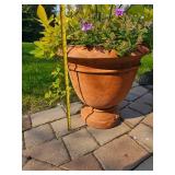 Handsome Terracotta Footed Urn Planter