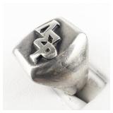 Lambda Sigma Rho Sterling Silver Sorority Signet Ring. Size 6 - 6.25