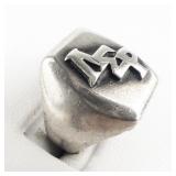 Lambda Sigma Rho Sterling Silver Sorority Signet Ring. Size 6 - 6.25