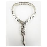 TJ-2 (Mexico)  Snake Link 950 Silver Bracelet.