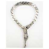 TJ-2 (Mexico)  Snake Link 950 Silver Bracelet.