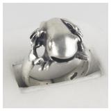 Frog Sterling Silver Ring. Size 6 - 6.25