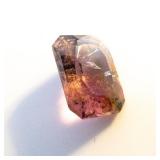 TOURMALINE - 1.38ct. Bi-color (Pink to Golden)Rectangular radiant cut