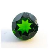 CHROME DIOPSIDE - 0.93ct. Round brilliant cut