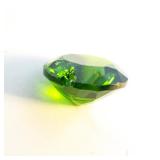 CHROME DIOPSIDE - 0.93ct. Round brilliant cut