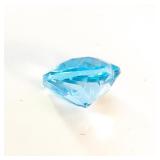 SWISS BLUE TOPAZ - 1.69ct. Heart shape brilliant cut