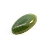 NEPHRITE JADE - 0.83ct. Oval cabochon cut