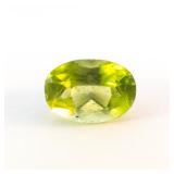 PERIDOT - 1.33ct. Oval brilliant cut