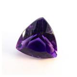 AMETHYST - 3.38ct. Trillion cut