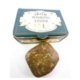 "IRISH WISHING STONE" - Brownish-Green