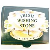 "IRISH WISHING STONE" - Brownish-Green