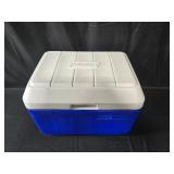 Coleman Blue and White Cooler