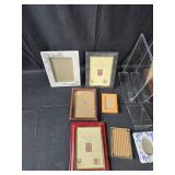 Collection of Various Picture Frames and Display Stands