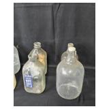 Lot of 8 Vintage Glass Bottles