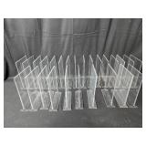 Lot of Clear Acrylic Display Easels