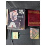 Assorted Collection of Family History Books, Journals, and Anatomy Model Kit