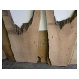 Two Red Oak Picture Frames, 62"L...