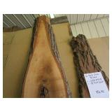 Two Red Oak Slabs, 1-1/2" x 67"L an...