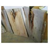 Four Cedar Slabs approx 40" Long, O...