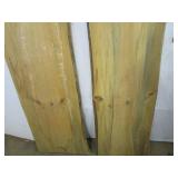 Two Pine Slabs, Matched Pair, 58" L...