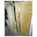 Five Pine Slabs, 1-3/4" to 2" Thick...