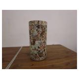 Vintage Hand-Painted Porcelain Vase with Intricate Design