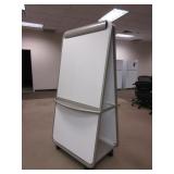 BRETFORD DELUXE ROLLING WHITEBOARD EASEL