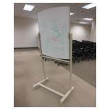 QUARTET WHITE BOARD ROLLING EASELS