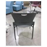 HERMAN MILLER CAPER STACKING CHAIRS - CHARCOAL