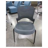 HERMAN MILLER CAPER STACKING CHAIRS - GRAY