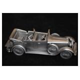 Danbury Mint 1928 Lincoln Convertible Pewter Collectible 6"