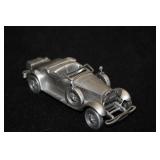 Danbury Mint 1927 Lincoln Sportster Pewter Collectible 5"