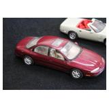 Plastic Collectibles - Corvette, 1997 Oldsmobile Aurora, 1995 Oldsmobile Aurora,