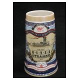 Ceramarte (Brazil) The Carolina Collection Fourth in a Series Miller High Life - Great American Acheivements - The First River Steamer 1807 Collector