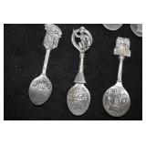 The Franklin Mint The Country Store Collection Pewter Spoon Collection 25-piece