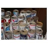 Lot of (~95) Vintage Beer Cans - Schlitz, Old Milwaukee, Pabst Blue Ribbon, Falstaff, Busch, Stroh