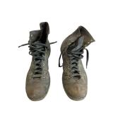 Vintage 1940s-1950s Leather High Top Football Cleats (Men